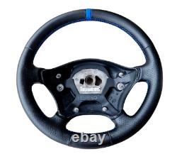 06-15 W906 NEW LEATHER Steering Wheel Mercedes Sprinter Crafter W639 Blue Stripe