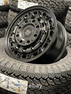 16 Mercedes Sprinter Crafter 6x130 Alloy Wheels Grabber At3 All Terrain Tyres