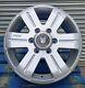 16silver Alloy Wheels Mercedes Sprinter Van Vw Crafter 6 Stud L/rated Tyres