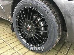18 New Alloy Wheels Mercedes Sprinter Van Vw Crafter Commercial Rated Black