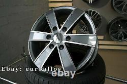 4x 16 inch 6x130 1250KG GREY wheels for Mercedes Sprinter VW Crafter rims