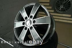 4x 16 inch 6x130 1250KG GREY wheels for Mercedes Sprinter VW Crafter rims