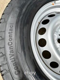 4x 16mercedes Sprinter Vw Crafter Wheels And New Continental Tyres 235 65 16