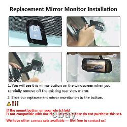 7 Monitor Rear Brake Light Reversing Camera For Mercedes Sprinter/VW Crafter