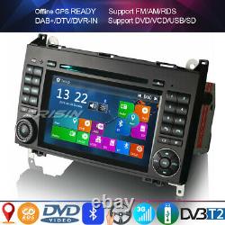 7Car DAB+Stereo DVD GPS Sat Nav Mercedes A/B Class W169 W245 Vito Viano Crafter