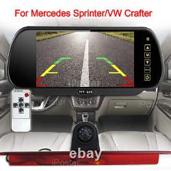 7Monitor Rear Brake Light CCD Reversing Camera For Mercedes Sprinter/VW Crafter