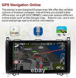 Android 10.0 DAB Car Stereo GPS Mercedes A B Class W169 W245 Sprinter Vito Viano