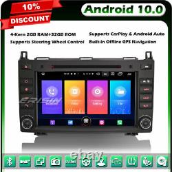 Android 10 Car Stereo Radio WiFi 4G Mercedes A/B Class Sprinter Viano VW Crafter