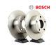 Bosch Solid Rear Brake Disc Rotor (298.4mm) X2 For Mercedes Sprinter