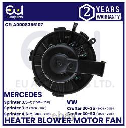 Blower Motor Heater Fan For Mercedes Sprinter 906 Vw Crafter 06- Lhd/rhd