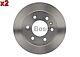 Brake Disc 2x Bosch Fits Mercedes Sprinter 906 Vw Crafter 30-35 06-16 0986479s05