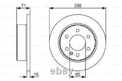 Brake Disc Rear Torq Fits Mercedes Sprinter 2006-2016 VW Crafter 2006-2016