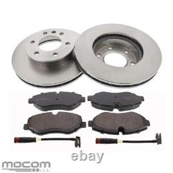 Brake discs brake pads for Mercedes Sprinter VW Crafter Front axle Ø300mm VA