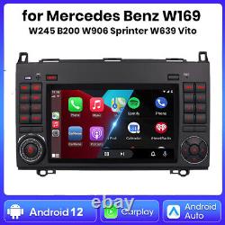 Car Radio CarPlay Stereo GPS Sat Nav For VW Crafter Mercedes Vito Sprinter W906