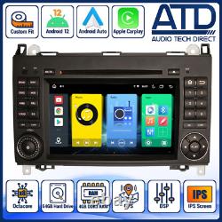 CarPlay Radio For Mercedes Sprinter Vito W639 Android Auto Sat Nav GPS Head Unit