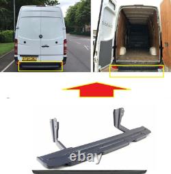 Crafter Van 2006-2017 Rear Cover Bumper Plastic + Metal Step With Pdc Holes