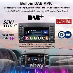 DAB+ 4G Android Car Stereo Sat Nav CarPlay Mercedes A/B Class Viano Vito Crafter
