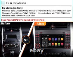 DAB+ Radio CarPlay Stereo Android 11 for Mercedes Benz Sprinter W639 VW Crafter