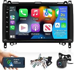 For Mercedes Benz Sprinter W245 W169 W639 VW Crafter Car Stereo 32GB Carplay SWC