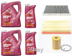 For Mercedes Sprinter Vw Crafter Service Kit 12l 5w30 Oil Oil Air Cabin Filters
