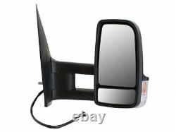 For Mercedes Sprinter W906 Crafter exterior mirror electric. LONG ARM RIGHT 19 cm