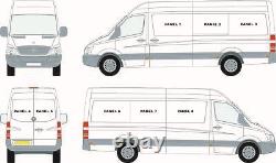 Mercedes Sprinter 07+ /VW Crafter 07-17 Front Left Fixed & Right Sliding Windows