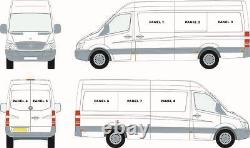 Mercedes Sprinter 07+/vw Crafter 07-17 Top Sliding Windows Privacy & Bond & Trim