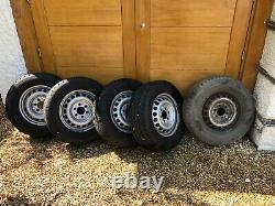 Mercedes Sprinter/ VW Crafter 16 steel wheels and Tyres