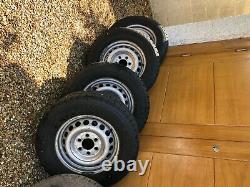 Mercedes Sprinter/ VW Crafter 16 steel wheels and Tyres