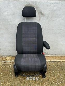 Mercedes Sprinter VW Crafter Front Driver Seat With Armrest & Back Support 06-18