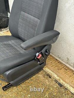 Mercedes Sprinter VW Crafter Front Driver Seat With Armrest & Back Support 06-18