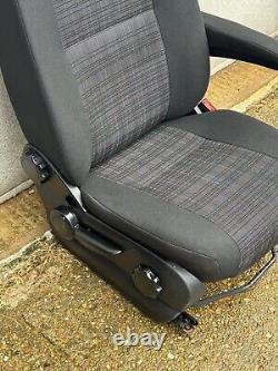 Mercedes Sprinter VW Crafter Front Driver Seat With Armrest & Back Support 06-18