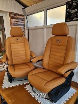 Mercedes Sprinter/VW Crafter Seats 2006-17 Real leather Retrimmed