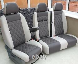 Mercedes Sprinter/VW Crafter Seats 2006-17 Real leather Retrimmed