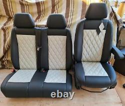 Mercedes Sprinter/VW Crafter Seats 2006-17 Real leather Retrimmed