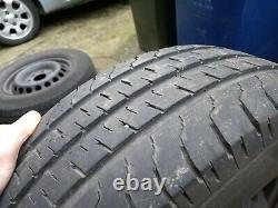Mercedes Sprinter Vw Crafter wheels and tyres 235/65/16c 2007 2017 MATT BLACK