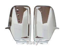 Mirror Wing Cover Right + Left Chrome Set For Mercedes Sprinter Vw Crafter 06