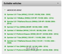 New Mercedes Benz Sprinter Volkswagen Crafter Propshaft Driveshaft A9064106616