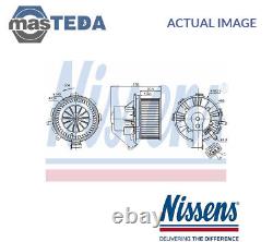 Nissens Front Interior Blower Fan Motor Lhd Only 87106 P New Oe Replacement