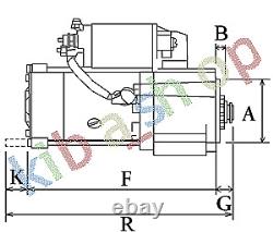 Starter 12v 22kw Fits Vw Amarok Crafter 30-35 Crafter 30-50 20d 0910