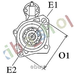 Starter 12v 22kw Fits Vw Amarok Crafter 30-35 Crafter 30-50 20d 0910