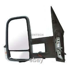 VW Crafter Full Door Complete Wing Mirror Manual Long Arm NS Left 2006-2018