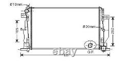 Volkswagen Crafter 2006-2011 Radiator 2.5 Tdi Manual (Bjj) Manual Auto (Bjk)