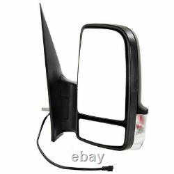 Vw Crafter 2006-2017 Electric Short Arm Wing Mirror Pair Both O/S N/S Right Left