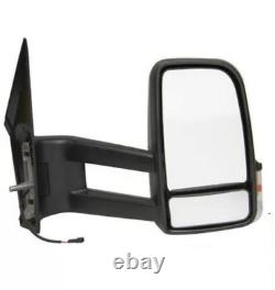 Vw Crafter 2006-2017 Manual Long Arm Wing Mirror Pair Both O/S N/S Right Left